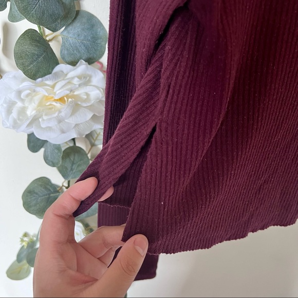 Forever 21 Long Sleeve Ribbed Crop Hoodie - Picture 7 of 8